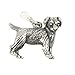 Labrador Retriever Puppy Dog Charm 3 Dimensional Solid Sterling Silver