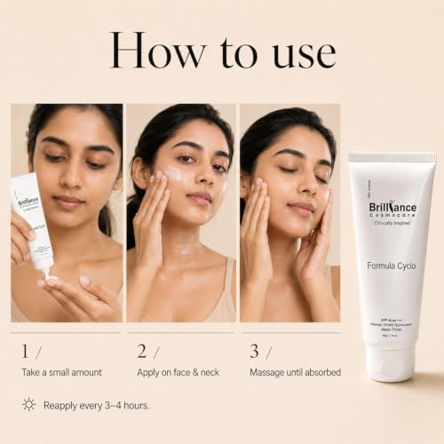 Brilliance Cosmocare Store Brilliance Mineral Sunscreen SPF 50 PA+++ - Image 7