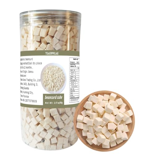 Dried Tofu Cubes dried tofu 3.17oz/90g for Soup Ramen Camping