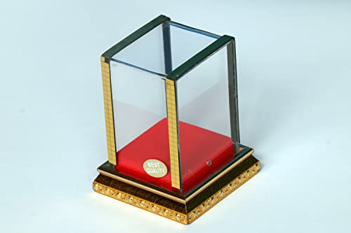 Image of Raj Acrylic God Idol Acrylic Square Transparent Box (Height- 7.62Cm, Length - 5.08Cm, Width - 5.08Cm)