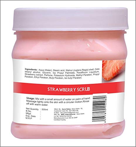 Image of Pink Root Cocoa Butter Cream 500gm with Strawberry Scrub 500gm