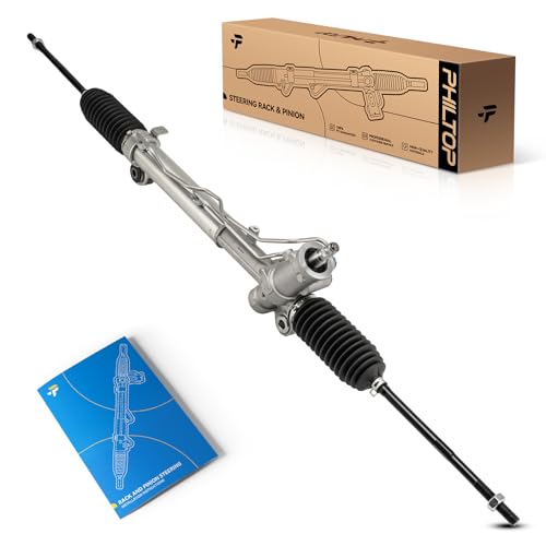 PHILTOP Power Steering Rack and Pinion Compatible with Buick Lucerne 2006-2008 3.8L, Lucerne 2009-2011 3.9L, Hydraulic Rack and Pinion Replace 22-1032
