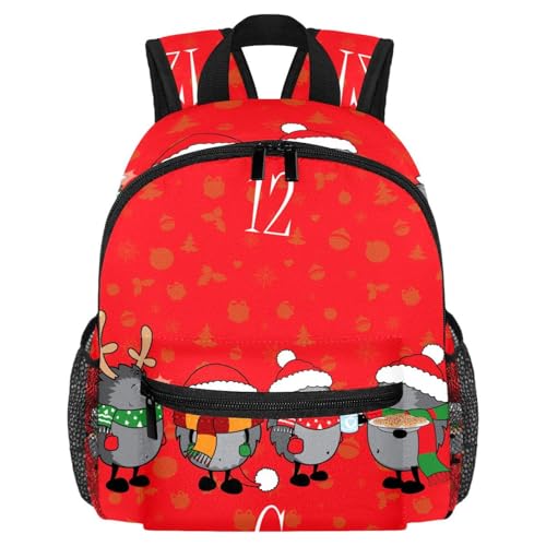 Sac à dos hérissons de Noël : le petit cadeau idéal pour voyage et loisirs