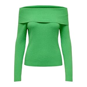 ONLY Damen Onlkatia Ls Off Shoulder KNT Pullover