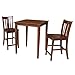 International Concepts 30x30 2 Counter Height Stools in Espresso Dining Table