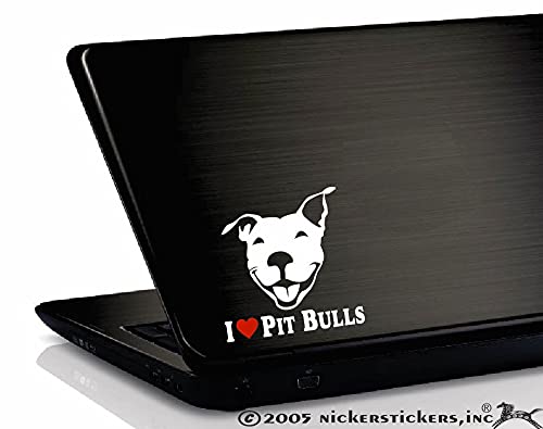 I Love Pit Bulls Terrier Dog Rescue Car Truck Window Decal Sticker By Nickerstickers® #TOP2
