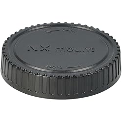 Lentes Para Samsung Nx2000 vhbw Tapa de Objetivo Trasera Compatible con Samsung NX2000, NX2020, NX210, NX30, NX300, NX3000, NX300M, NX3300 cámara - plástico, Negro