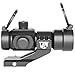 Rhino Tactical Green & Red Dot Sight for Rifles & Shotguns by Ozark Armament - Includes Picatinny Cantilever Mount Co-Witness with Iron Sights - Coated Optic