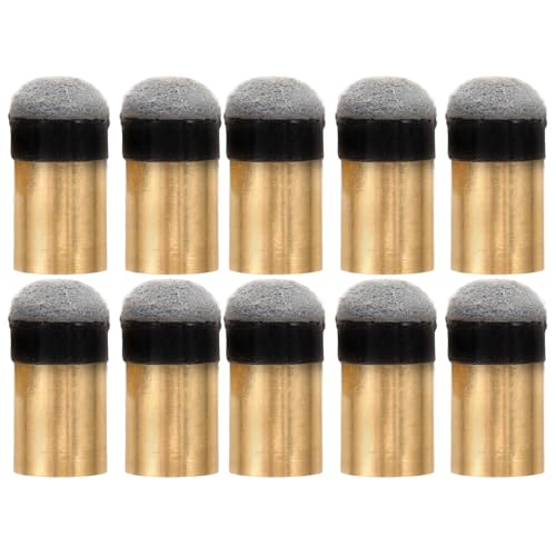 POPETPOP 10Pcs Professional Tips Durable Imitation Leather Billiard Accessories for Pool Replacement Easy Installation with for Enhanced Game Performance