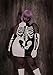 Dreamgirl Women's Parti-Skeleton Costume, Sexy Retro 60s Mod Girl Go Go Fashion Halloween Costume 2X