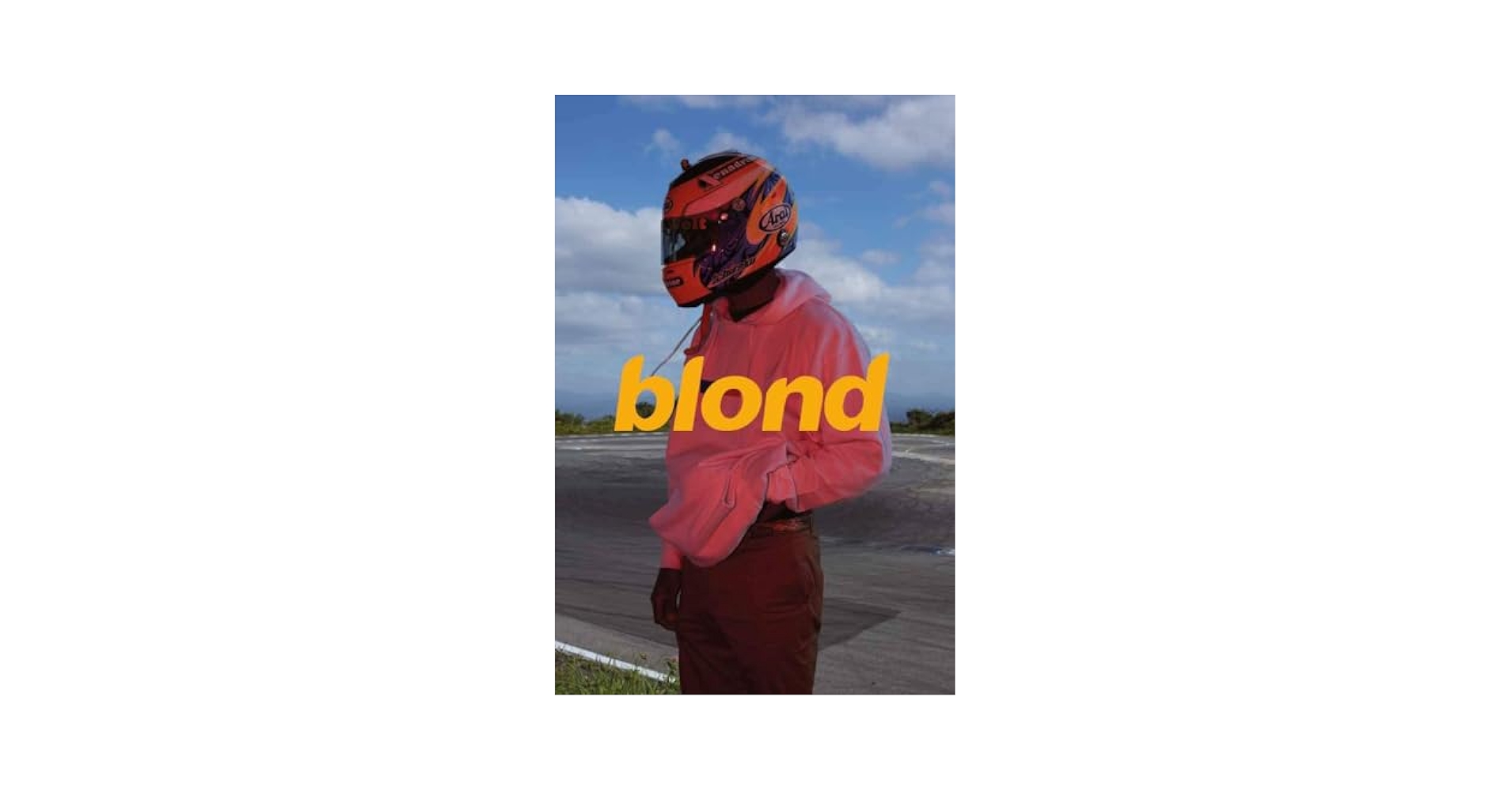 フランク・オーシャン Blond  Helmet ポスター Amazon.com: BUY ART FOR LESS Officially Licensed Frank Ocean