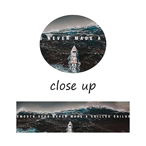 Inspirational Canvas Wall Art Motivational Success Painting Smooth Seas Picture Poster Positive Motto Office Quotes Print Artwork For Living Room Bedroom Framed Stretched Ready To Hang[18''W X 12''H] #TOP4