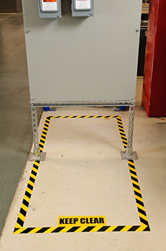 Brady ToughStripe Floor Marking Tape - Yellow and Black, Non-Abrasive Tape - 2