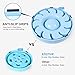 XZQTIVE Dog Bowl, Slow Feeder for Dog, Funny Slow Eating Bowls Stop Bloat Bowl Large, Blue