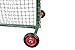 Reidy Sports Field Screen 7 ft H x 7 ft W with Wheel Kits Safety Screen for Line Drive Nylon Double Net Super Duty Steel Construsion