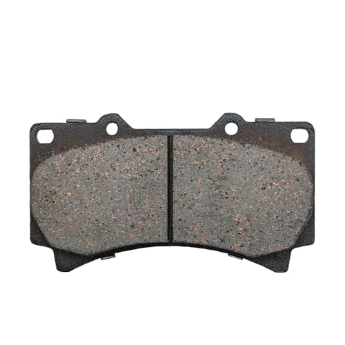 Image of Detroit Axle - Front Brake Pads for 2006-2010 Hummer H3, 2009-2010 Hummer H3T, Ceramic Brake Pads w /Hardware 2007 2008 Replacement