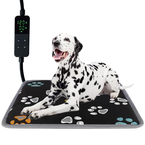 Image of furrybaby Pet Heating Pad for Cats & Dogs, 24x16 in, Heated Mat with Timer