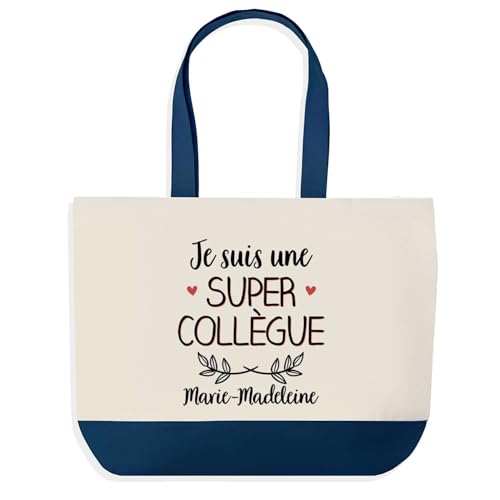 Sac de shopping Marie-Madeleine Planetee bleu pour les courses au quotidien