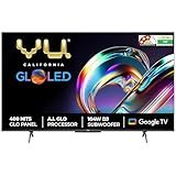 VU 126 cm (50 inches) The GloLED Series 4K Smart LED Google TV 50GloLED (Grey)