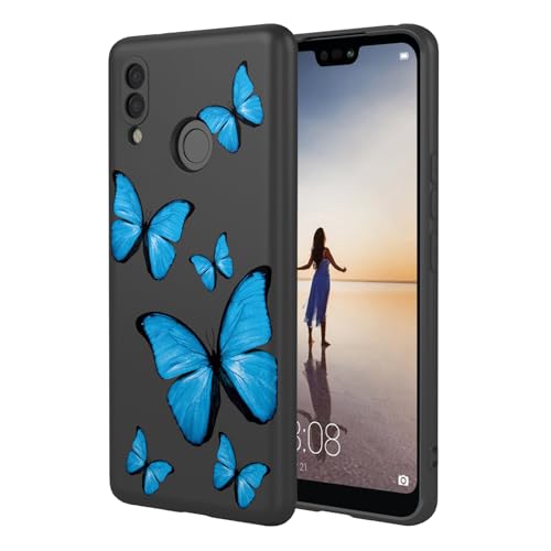 KOARWVC Huawei P20 lite P[XAHuawei Nova 3e ANE-LX1AANE-LX2 P[X 킢̃p^[fUC X ی \tg TPU op[ gѓdbJo[ Huawei P20 lite ubN o