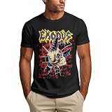 Exo-dus Band Men's Classic Fit Crew Neck Short Sleeve T-Shirt – Soft Cotton Tee for Everyday Comfort Medium Black