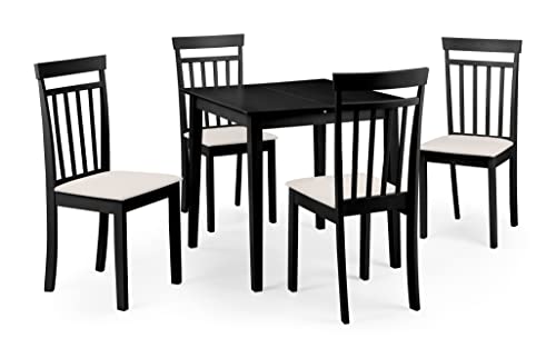 Julian Bowen Rufford Dining Table in Elegant Black Finish for Modern Homes - Image 5