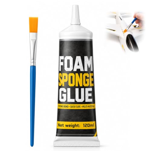 120ml Clear Foam Glue Adhesive with Brush