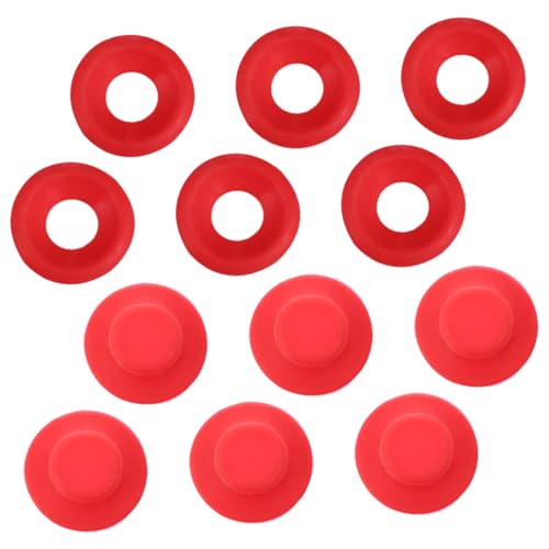 SOLUSTRE 12Pcs Leak Gaskets for Swing Bottles Replacement Seal Washers for Home Brew Beer Soda Bottles Easy to Install Bottle Sealing