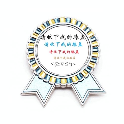 Badge chinois en métal de qualité M pour personnaliser votre broche de récompense