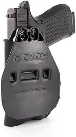 R&R Holsters - OWB Kydex Paddle Holster for Guns with TLR-8 - Matte Black