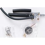 unterdruckventil  Motorrad Universal Unterdruckventil Kit 6mm Schlauchanschluss schwarz