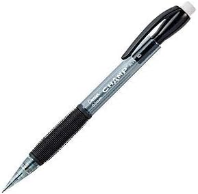 Pentel AL15ASW2 Champ - Portaminas (0.020 in), barril negro translúcido, paquete de 24