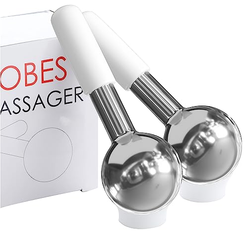 Lazzybeauty Ice Globes de Acero Inoxidable para Faciales 2 uds, R...