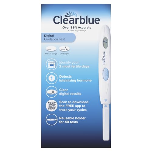 Image of Clearblue Ovulation Test with Clear Digital Results, Over 99% Accurate at Detecting LH Surge, 40 Ct