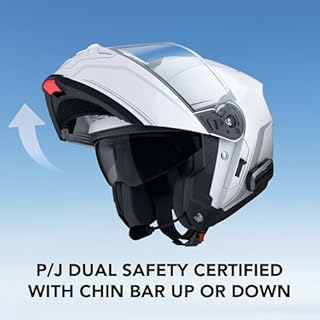 Sena OUTRUSH 2 Modular Smart Motorcycle Helmet with Bluetooth Connectivity and Mesh Intercom Communication (Matte Black, XL)