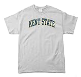 NCAA Kent State Golden Flashes 100-Percent Pre-Shrunk Vintage Arch Short Sleeve Tee, Medium, Sport Grey