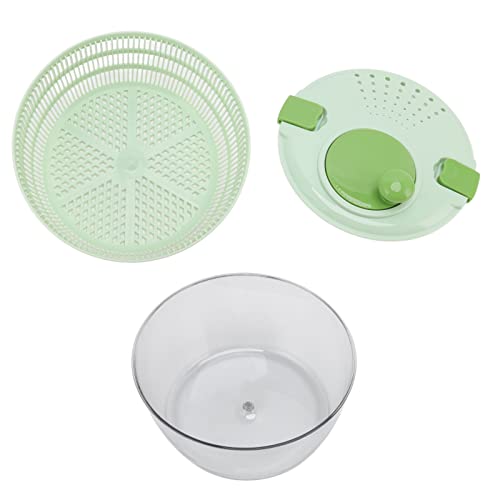 Spinners de salada, secador de legumes 4L, secador de legumes grande de alface, escorredor giratório