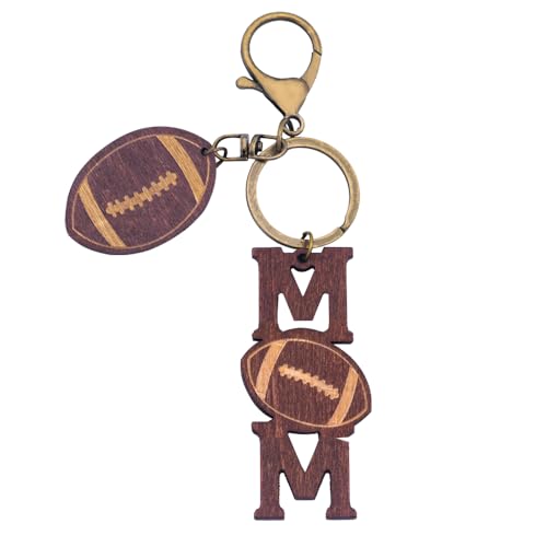 YALLNASL Sports Keychain Gifts for Women Football Baseball Mom Birthday Christmas Gift for Volleyball Basketball Mom Keychain