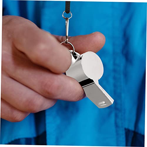 2 silbatos con cordón para árbitros y uso exterior miniatura 2