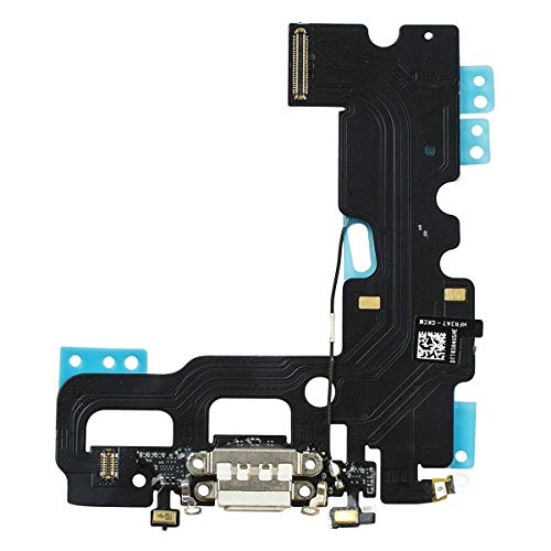 Afeax OEM USB Charging and Headphone Jack Port Dock Connector + Mic Flex Cable + Cellular Antenna Replacement for iPhone 7 4.7