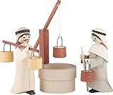 ulmik neuheiten 2018  Ulmik Wasserträger 3-teilig gebeizt - 7 cm