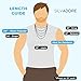 Silvadore Rope Chain for Men Necklace Silver (4mm,18in) Stainless Steel Mens Rope Chain Necklace Sterling Silver Plated - Short Cuban Twisted Real Solid Pendant Non-Tarnish Waterproof Jewelry Gift