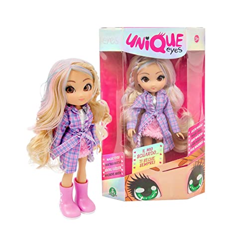 Unique Eyes , Bambola Da 25 Cm - Rebecca, Con Gli Occhi Che Ti Seguono, Con Vestiti, Giocattolo Per Bambini Dai 3 Anni, MYM003 - 4