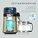 CO-Z Water Distiller, Stainless Steel Distilling Pure Water Machine for Home Countertop Table Desktop, 4L Distilled Water Making Machine, 4 Liter Water Purifier to Make Clean Water for Home
