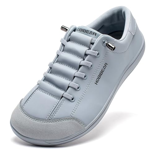 HOBIBEAR Barfußschuhe für Damen und Herren | Zero Drop | Breite Leder Minimalistische Trail Running Walking Schuhe HOBIBEAR Barfußschuhe für Damen und Herren | Zero Drop | Breite Leder Minimalistische Trail Running Walking Schuhe