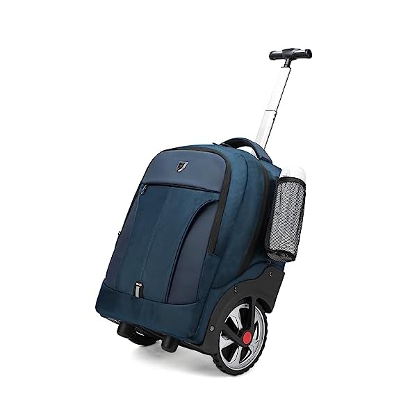 Rolling-Backpack-Waterproof-Backpack-with-Wheels-for-Business-Travel-Commuter-Carry-on-Backpack-with-Laptop-Compartment-Fit-156-Inch-Laptop-Wheeled-Backpack-for-Adults-Women-Men-Blue-20inch Rolling Backpack, Waterproof Backpack with Wheels for Business, Travel Commuter, Carry on Backpack with Laptop Compartment, Fit 15.6 Inch Laptop, Wheeled Backpack for Adults Women Men (Blue, 20inch)