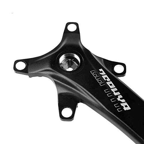 Pignone Per Pedivella Con Foro Quadrato Per Bicicletta, Pedivella Per Guarnitura MTB, Pedivelle Da 170 / 175Mm 104BCD 30-52T Corone Strette Larghe Per Mountain Bike 170mm / 36T