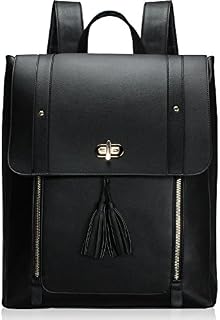 Estarer Womens Backpack Purse PU Leather Rucksack Fit 14-inch Laptop School Bag Daypack
