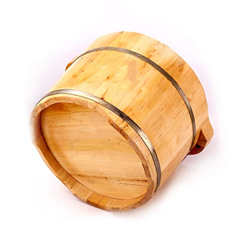Baño de pies de madera con masaje y tapa miniatura 3
