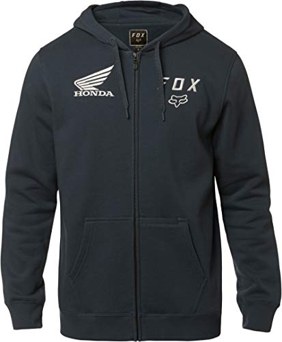 Fox Racing Honda Zip Fleece Hoodie-Navy-XL